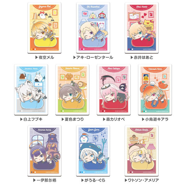 『ホロライブ』スクエアCANバッジ はぐみーつ B BOX